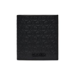 Calvin Klein Kisméretű férfi pénztárca Ck Must Mono Trifold 6Cc W/Coin K50K511921 Fekete