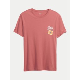 Gap Póló 545255-01 Rózsaszín Regular Fit