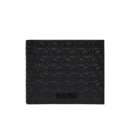 Calvin Klein Nagyméretű férfi pénztárca Ck Must Mono Bifold 5Cc W/Coin K50K511941 Fekete