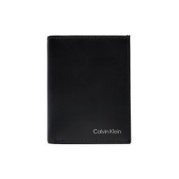 Calvin Klein Kisméretű férfi pénztárca Ck Smooth Bifold 6Cc W/Coin K50K512072 Fekete