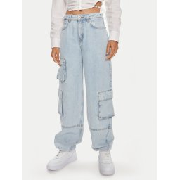 Hugo Farmer Gaio_B 50513742 Kék Loose Fit