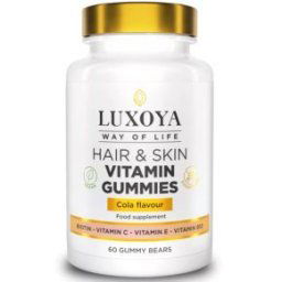 Luxoya Hair & Skin Kóla ízű gumimaci vitamin - 60db