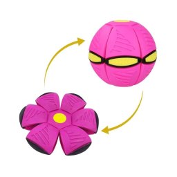 Mágikus UFO frizbi labda LED világítással - vegyes színekben