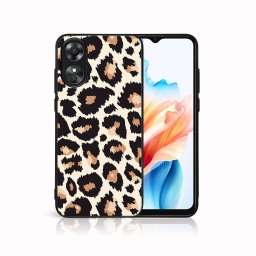PROTEMIO MY ART Védőburkolat a Oppo A38 LEOPARD PRINT (238) számára