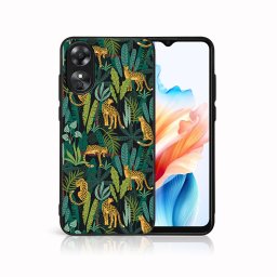 PROTEMIO MY ART Védőburkolat a Oppo A38 LEOPARD (239) számára