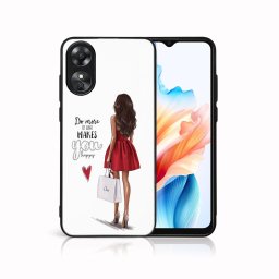 PROTEMIO MY ART Védőburkolat a Oppo-hoz A38 RED DRESS (137)