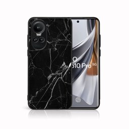PROTEMIO MY ART Védőburkolat a Oppo Reno10 5G / Reno 10 Pro 5G BLACK MARBLE-hoz (142)