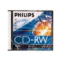 CD Lemez Philips RW 80min 12x