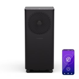 Klarstein Aero Ring 9K klímaberendezés, 9000 BTU, mobil és okos, max. 31 m² hangvezérléssel (ACO8-ArR9-PAC-Bl)