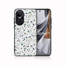 PROTEMIO MY ART Védőburkolat Oppo Reno10 5G / Reno 10 Pro 5G GREY TERRAZZO-hoz (163)