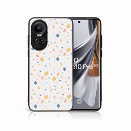 PROTEMIO MY ART Védőburkolat Oppo Reno10 5G / Reno 10 Pro 5G NARANCS TERRAZZO-hoz (165)