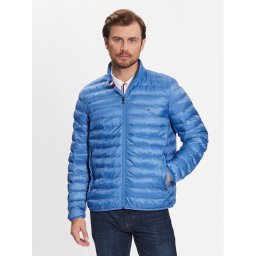 Tommy Hilfiger Pehelykabát MW0MW18763 Kék Regular Fit