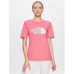 The North Face Póló Easy NF0A4M5P Rózsaszín Relaxed Fit