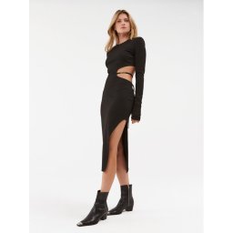 Hugo Koktélruha Karanja 50494300 Fekete Slim Fit