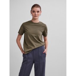 Pieces Póló Ria 17086970 Zöld Regular Fit