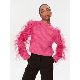 Patrizia Pepe Sweater 2K0224/K9O3A-M471 Rózsaszín Regular Fit