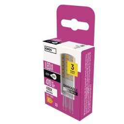 LED izzó Classic JC / G9 / 4,2 W (40 W) / 470 lm / természetes fehér / dimmelhető