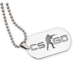 Acél Counter Strike CS GO nyaklánc