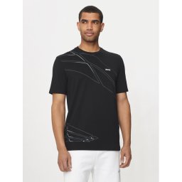 Boss Póló Tee 10 50513011 Fekete Regular Fit