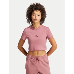 adidas Póló ALL SZN 3-Stripes IY6849 Rózsaszín Slim Fit