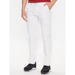 Guess Szövet nadrág M2GB27 WCNZ0 Fehér Slim Fit