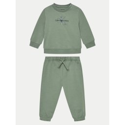 Calvin Klein Jeans Melegítő Monogram IN0IN00017 Zöld Regular Fit