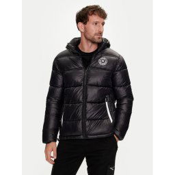 KARL LAGERFELD Pehelykabát 505404 543590 Fekete Regular Fit