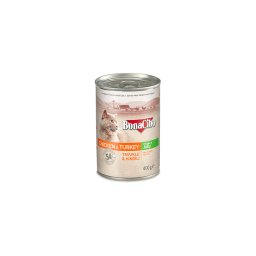 BONACIBO CANNED CAT FOODS CHICKEN & TURKEY 400g