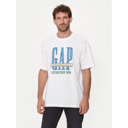 Gap Póló 664006-01 Fehér Regular Fit