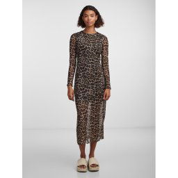 Pieces Hétköznapi ruha 17140632 Barna Regular Fit