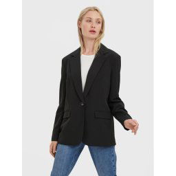 Vero Moda Zakó Troianthea 10282655 Fekete Oversize