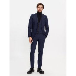 KARL LAGERFELD Öltöny 115244 534086 Sötétkék Regular Fit