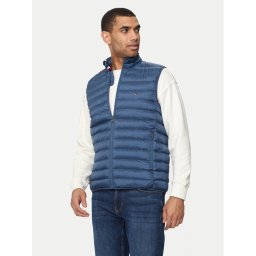 Tommy Hilfiger Mellény Core Circular MW0MW18762 Kék Regular Fit