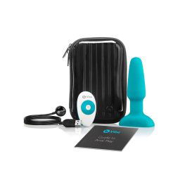 b-Vibe - forgó gyöngyös, akkus anál vibrátor (türkiz)