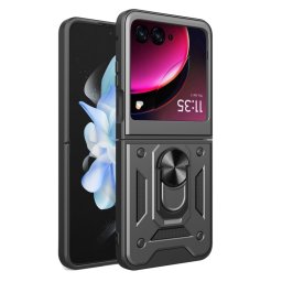 RING Védőburkolat tartóval Motorola Razr 40 Ultra fekete