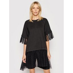 Red Valentino Pulóver VR0MF07I Fekete Regular Fit