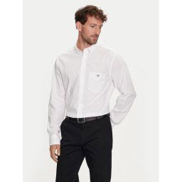 Gant Ing Poplin 3000100 Fehér Regular Fit