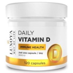 Luxoya Daily D-vitamin 2600NE kapszula - 120db