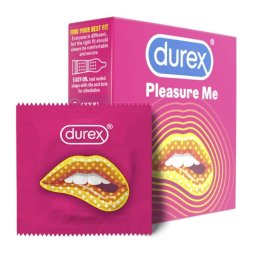 Durex - Pleasure Me különleges felületű óvszer (3 db)