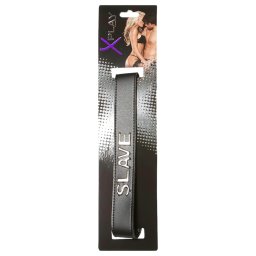 X-Play Slave - rabszolga nyakörv, bondage kiegészítő (fekete)