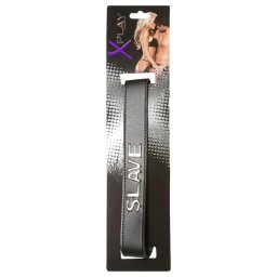 X-Play Slave - rabszolga nyakörv, bondage kiegészítő (fekete)