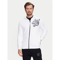 Plein Sport Pulóver FADC MJB3407 STE003N Fehér Regular Fit