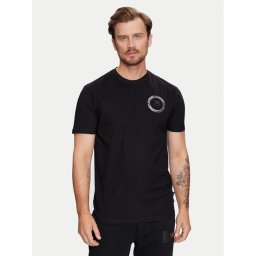 Plein Sport Póló FADC MTK7542 STE003N Fekete Slim Fit
