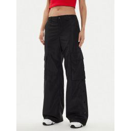 MICHAEL Michael Kors Szövet nadrág MT430O77LD Fekete Wide Leg