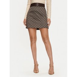 Guess Miniszoknya New Gea W4YD56 WFJ02 Barna Regular Fit