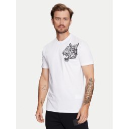 Plein Sport Póló FADC MTK7550 STE003N Fehér Regular Fit