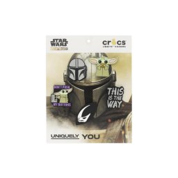 Crocs Cipő dekoráció Disneys The Mandalorian 5 Pack 10009674 Zöld