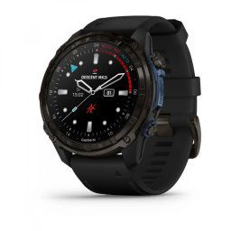 Garmin Descent Mk3i - 51mm carbon Grey DLC Titán szilikon szíjjal pulzusmérő óra