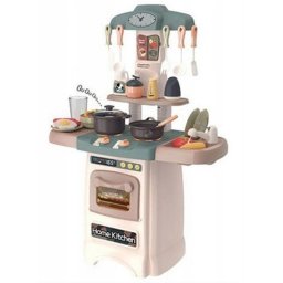 62 cm magas Home Kitchen babakonyha szett 29 kiegészítővel oliva színben