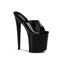 Pleaser Flamingo fekete papucs. 36-os